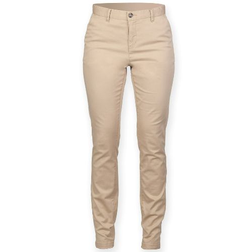 Front Row Women's Stretch Chinos Stone